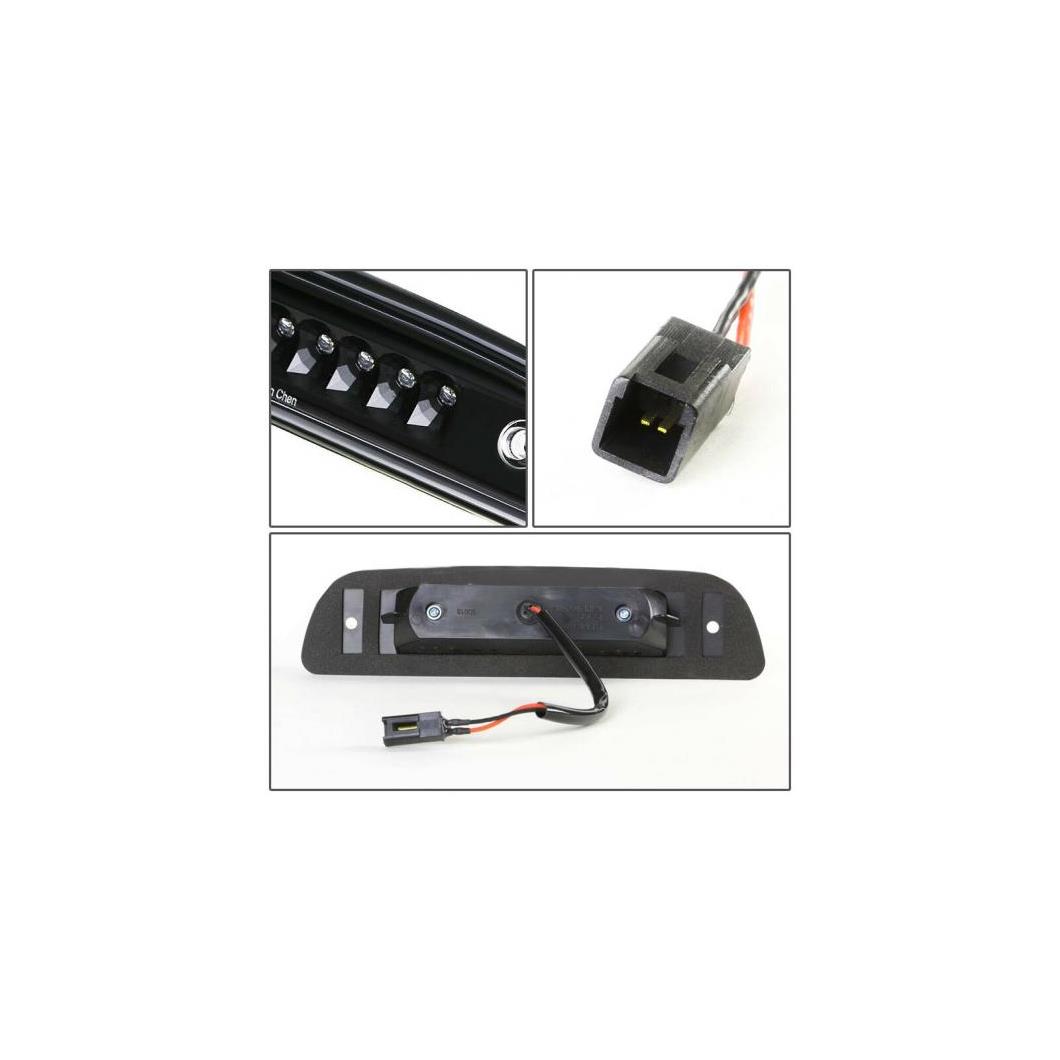 適用: 95-21 トヨタ タコマ LED サード 3RD テール ブレーキ ライト ストップ パーキング ランプ クリア カバー ブラック ボトム AL-SS-0218 AL Car parts