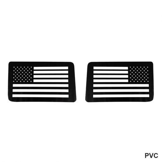 リア ウインドウ 装飾 ステッカー アメリカン 旗 デカール 4-ドア エクステリア アクセサリー 適用: ジープ/JEEP ラングラー JK JKU 2011-2017 ブラック D AL-RR-2356 AL Exterior parts for cars
