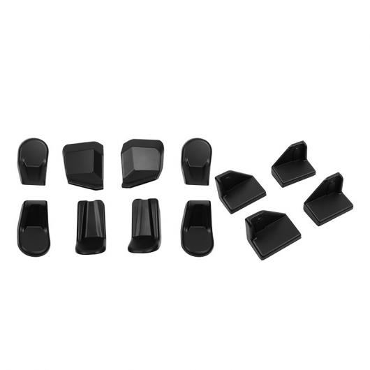 インテリア アクセサリー 適用: ジープ/JEEP ラングラー JK フロント リアシート スクリュー 保護 カバー ジープ/JEEP ラングラー JK 2007-2017 12ピース 1セット AL-RR-2365 AL Interior parts for cars|オートパーツエージェンシー2号店