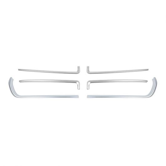 ステッカー フロント グリル メッシュ 装飾 カバー ストリップ アクセサリー 適用: ダッジ チャージャー 2015-2020 シルバー 6ピース AL-RR-2397 AL Exterior parts for cars