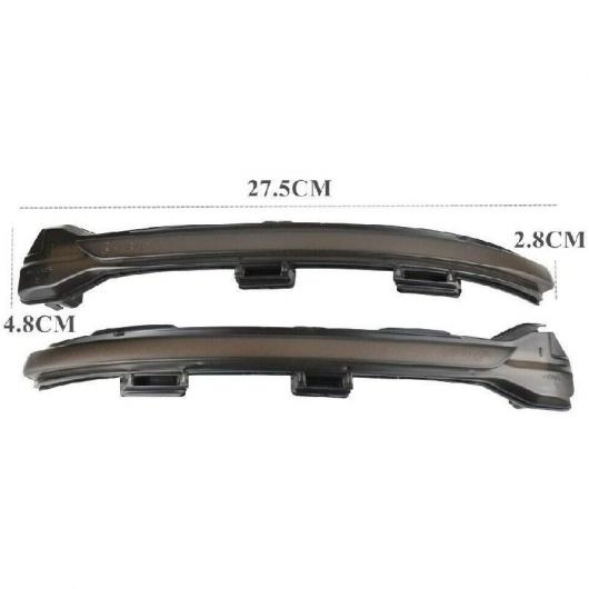 適用: VW ゴルフ MK7 7 GTI R GTD ダイナミック ウインカー LED ターンシグナルランプ 適用: フォルクスワーゲン/VOLKSWAGEN トゥーラン サイド ミラー ライト 5GG 949 101、5GG 949 102 2ピース AL-SS-0533 AL Car parts