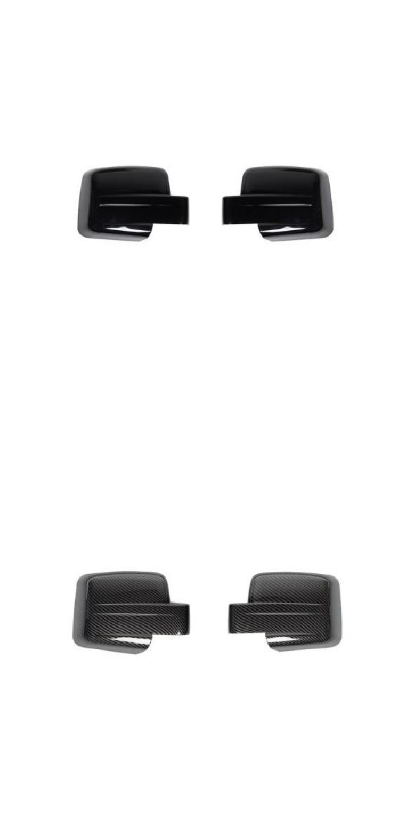 バックミラー ミラー カバー 適用: ジープ/JEEP パトリオット 2011-2016 リア ビュー ミラー シェル 装飾 カバー ステッカー ブラック 2ピース・カーボンファイバー 2ピース AL-RR-2346 AL Exterior parts for cars