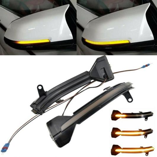 2PC LED ダイナミック ウインカー ウインカー 流れる ライト 適用: BMW 5 6 7シリーズ F10 F11 F07 F06 LED ミラー ライト AL-SS-0524 AL Car parts