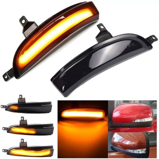 2ピース 適用: ルノー/RENAULT コレオス HY 2011-2017 フェイスリフト モデル ダイナミック ウインカー LED ターンシグナルライト サイド ミラー シーケンシャル ランプ AL-SS-0566 AL Car parts