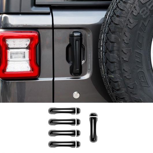 エクステリア ブラック ステッカー セントラル コントロール 装飾 カバー トリム アクセサリー 適用: ジープ/JEEP ラングラー JL 2018-2022 ドア ハンドル シェル A AL-RR-2433 AL Interior parts for cars 17,475円