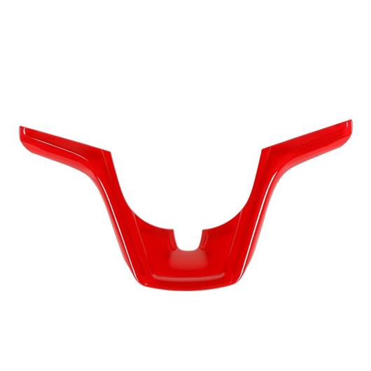 ABS カーボンファイバー調 ステアリング ホイール 装飾 カバー ステッカー 適用: シボレー/CHEVROLET カマロ 2010 2011 2012 2013 2014 2015 アクセサリー A レッド 1ピース AL-RR-2477 AL Car parts｜オートパーツエージェンシー2号店