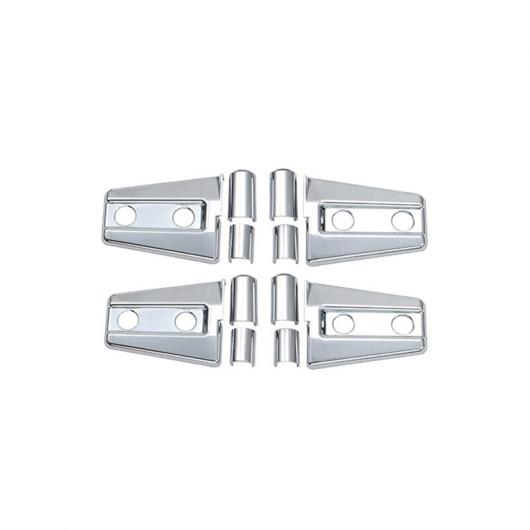 ABS ドア ヒンジ カバー プロテクター トリム キット 適用: ジープ/JEEP ラングラー JK 2007-2017 アンリミテッド ルビコン サハラ スポーツ アクセサリー 2ドア クローム AL-RR-2493 AL Car parts