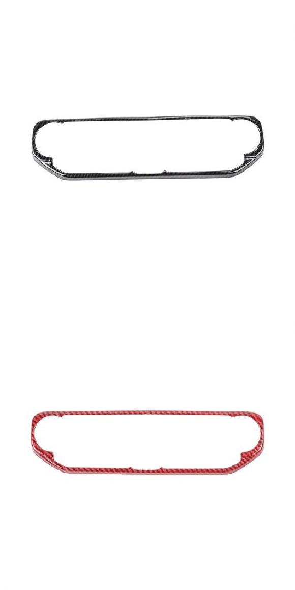エアコン コントロール ノブ パネル 装飾 カバー 適用: ジープ/JEEP ラングラー JL グラディエーター JT 2018-2021 ブラックカーボン・レッドカーボン AL-RR-2426 AL Interior parts for cars 10,746円