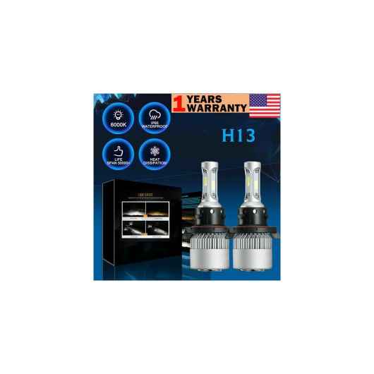 H13 9008 LED ヘッドライト バルブ HI/LO ビーム 2000W 6500K 適用: フォード/FORD F-150 04-2014 F-250 2ピース AL-SS-1001 AL Car parts|オートパーツエージェンシー2号店