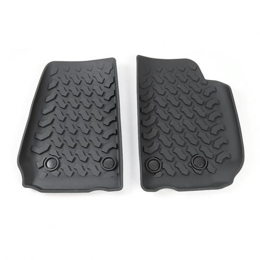 マット アンチスリップ ラバー リア 列 フロアマット パッド ライナー カーペット 適用: ジープ/JEEP ラングラー JK 2007-2017 2ドア フロント AL-RR-2774 AL Interior parts for cars