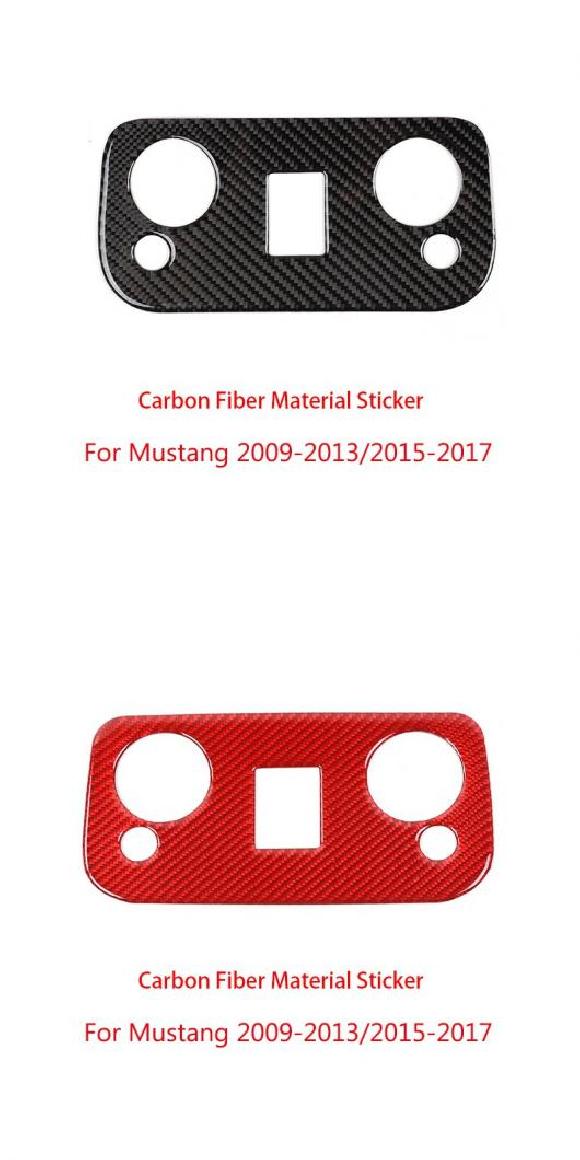 インテリア アクセサリー 適用: フォード/FORD マスタング 2009-2013 ルーフ リード ランプ パネル 装飾 カバー B カーボンファイバー・B レッド カーボンファイバー AL-RR-2670 AL Interior parts cars|オートパーツエージェンシー2号店