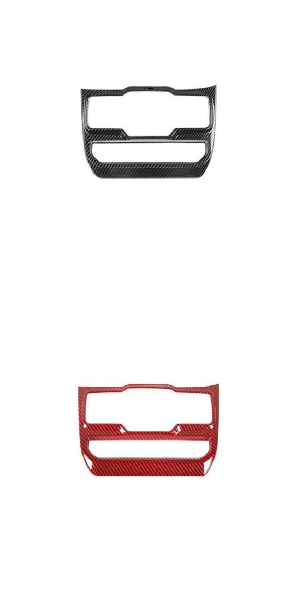 インテリア モールディング 適用: ジープ/JEEP ラングラー JL 2018～ ウインドウ コントロール パネル 装飾 ブラック カーボンファイバー・レッド カーボンファイバー AL-RR-2844 AL Interior parts for cars