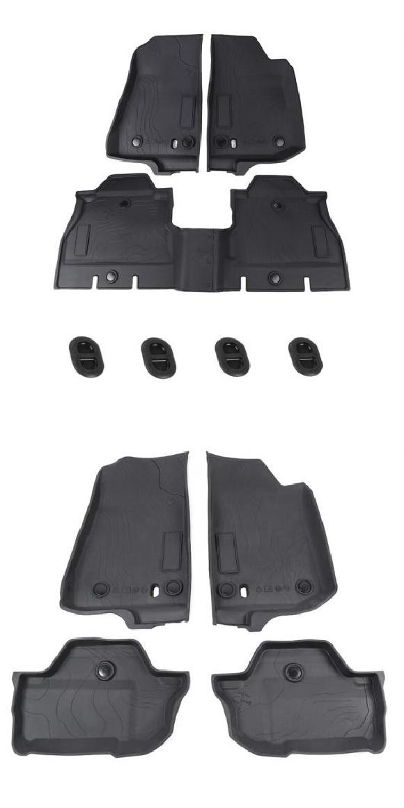 ラバー フロアマット 適用: ジープ/JEEP ラングラー JL 2018-2022 リア フロア マット パッド ライナー カーペット ジープ/JEEP ラングラー サハラ JL 4ドア・2ドア AL-RR-2893 AL Interior parts for cars｜オートパーツエージェンシー2号店