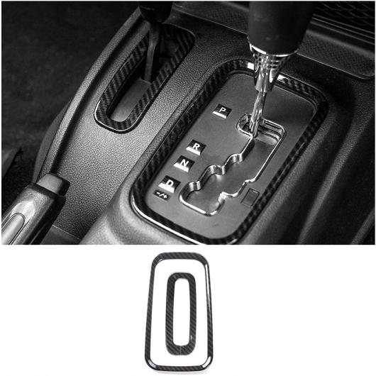 センター コンソール ステアリング ホイール ギア シフト 装飾 ステッカー 適用: ジープ/JEEP ラングラー JK 2011-2017 カーボンファイバー調 スタイリング ギア シフト リング AL-RR-3085 AL Exterior parts for cars 11,018円