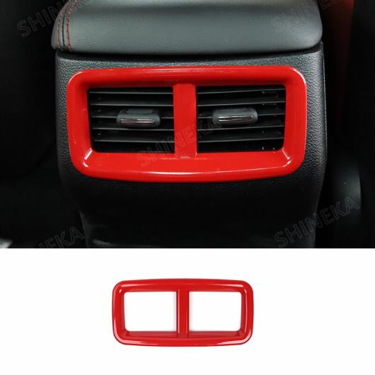 インテリア ステッカー インナー レッド 装飾 カバー ステッカー 適用: ダッジ/DODGE チャレンジャー 2015～ リア 通気口 AL-RR-3089 AL Exterior parts for cars