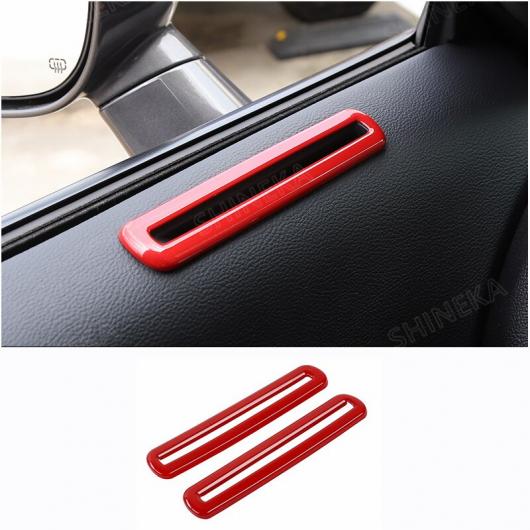 インテリア ステッカー インナー レッド 装飾 カバー ステッカー 適用: ダッジ/DODGE チャレンジャー 2015～ ドア 通気口 AL-RR-3089 AL Exterior parts for cars｜オートパーツエージェンシー2号店