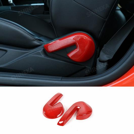 保護 ステッカー 適用: フォード/FORD マスタング レッド インテリア 装飾 カバー キット アクセサリー フォード/FORD マスタング 2015～ シート バック アジャスター AL-RR-3099 AL Exterior parts cars