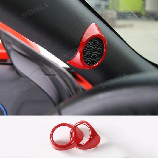 保護 ステッカー 適用: フォード/FORD マスタング レッド インテリア 装飾 カバー キット アクセサリー フォード/FORD マスタング 2015～ Aピラー スピーカー AL-RR-3099 AL Exterior parts cars