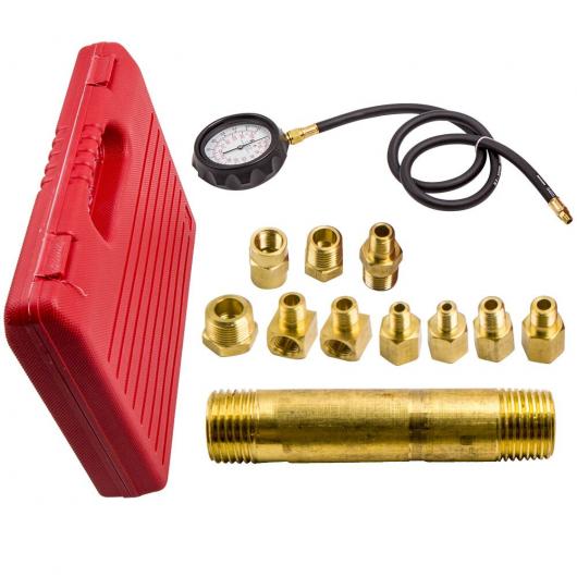 エンジン オイル プレッシャー ゲージ テスター 診断 オート トランス チューブ 500 PSIセット AL-SS-2380 AL Car parts