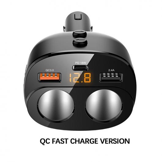 シガーソケット ソケット スプリッタ チャージャー デュアル USB QC 3.0 クイック 充電 12V オート シガーソケット ソケット パワー アダプタ プラグ 充電 AL-RR-3163 AL Interior parts for cars