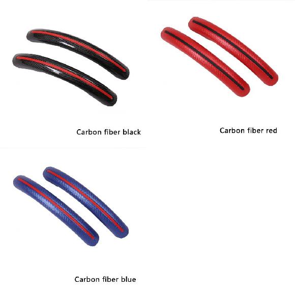 ステアリング ホイール カバー ユニバーサル 4-シーズン カーボンファイバー ターン FUR インテリア パーツ 適用: BMW フォルクスワーゲン/VOLKSWAGEN ETC ブラック～ブルー AL-RR-3671 AL Car parts