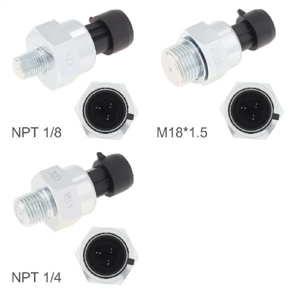 24V M18X1.5インチ 糸 プレッシャー 変換器 送信 センサー ステンレス スチール 適用: フューエル オイル エア ウォーター タンク タイプ A～タイプ C AL-RR-4366 AL Car parts