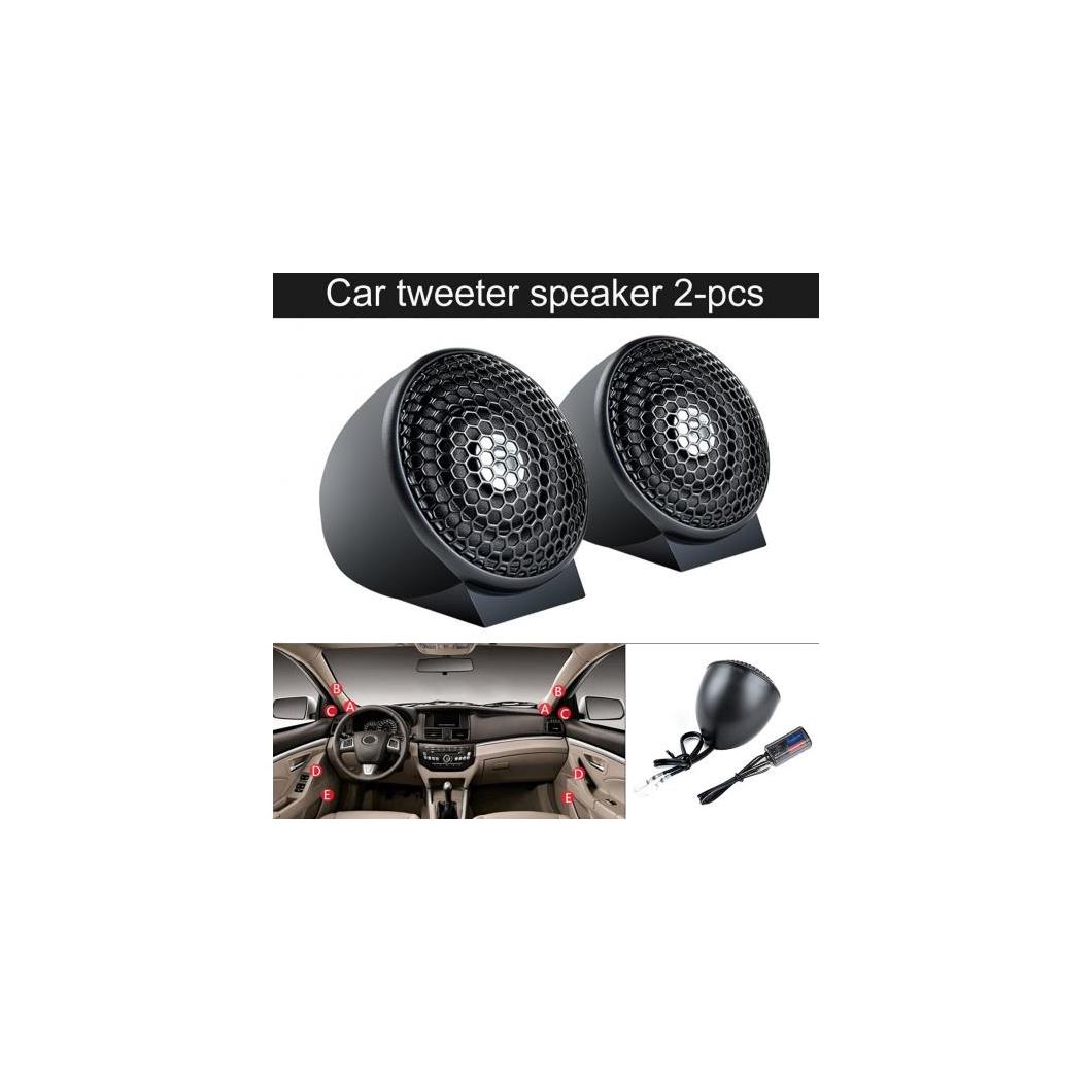 2ピース ツイーター ラウドスピーカー 150W 4OHM オーディオ サブウーファー シルク フィルム 適用: オーディオ AL-RR-4289 AL Car parts