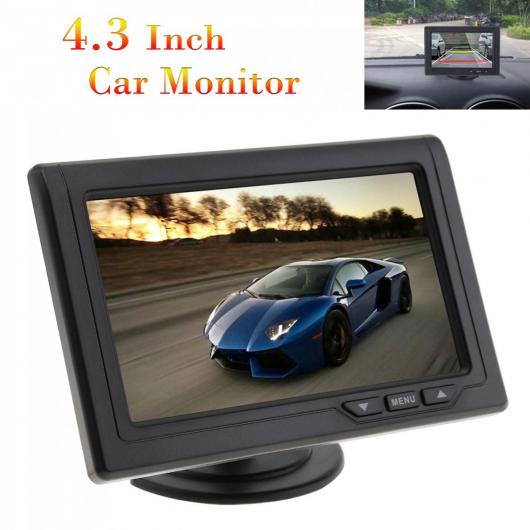 4.3インチ モニター TFT LCD 480 X 272 16:9 スクリーン 2 ウェイ ビデオ インプット 適用: リア ビュー バックアップ リバース カメラ AL-RR-4896 AL Car parts|オートパーツエージェンシー2号店
