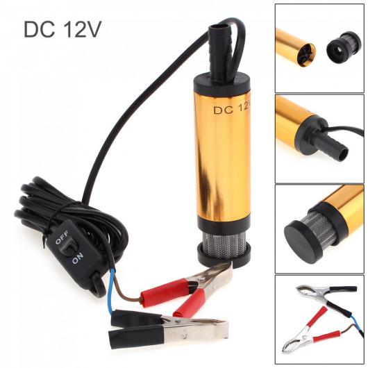 アルミニウム 合金 電動 耐水 ポンプ DC 12V フューエル ウォーター オイル トランスファー ポンプ 2 アリゲーター クリップ AL-RR-5017 AL Car parts 6,510円