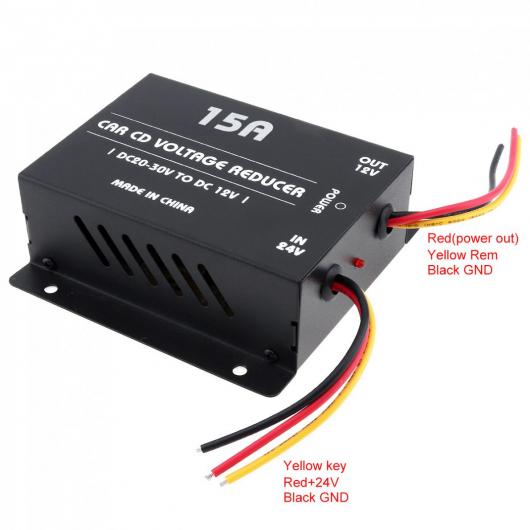 15A 180W DC 24V 12V パワー コンバータ 電動 インバーター 電圧 リデューサ ステップ-ダウン 変圧器 AL-RR-5100 AL Car parts
