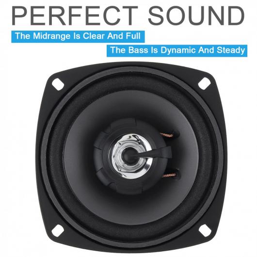 1ピース 4インチ 300W 2-ウェイ 93DB Hi-Fi 同軸 スピーカー 車両 ドア オート オーディオ ミュージック ステレオ フル レンジ 周波数 スピーカー AL-RR-6819 AL Car parts