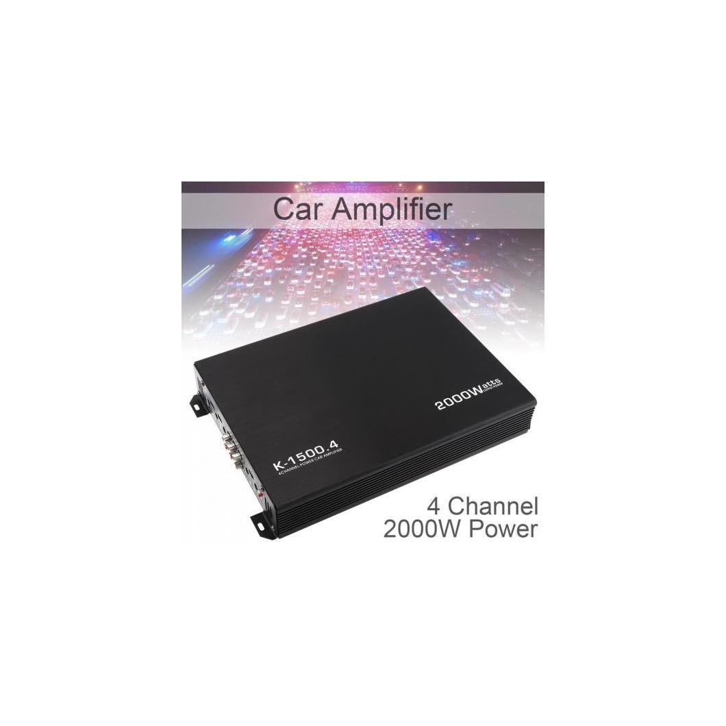 12V 2000W ユニバーサル 4-チャンネル オーディオ ステレオ バス スピーカー オーディオ アンプ サブウーファー オーディオ アンプ AL-RR-5103 AL Car parts 26,870円
