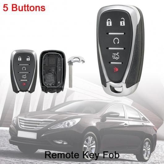 5 ボタン スマート リモート キー シェル キー フォブ ボディ ハウジング 適用: シボレー/CHEVROLET クルーズ マリブ カマロ AL-RR-6941 AL Exterior parts for cars｜オートパーツエージェンシー2号店