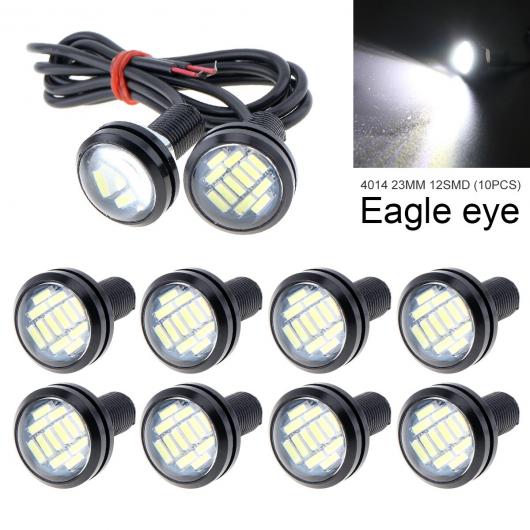 10ピース 23mm 18W シグナル ランプ ユニバーサル 4014 12SMD 1800LM ホワイト イーグル アイ 防水 12V フォグライト デイ ランニング ライト 23mm 18W 4014 12SMD AL-RR-7677 AL Car parts 7,007円