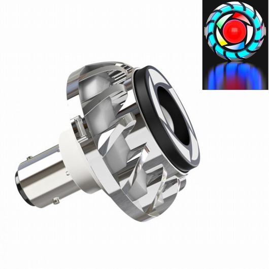 ユニバーサル 3W DC9-12V オートバイ ストロボ フラッシュ ライト LED モーターバイク ブレーキ リア ランプ テールライト ブルー AL-RR-8026 AL Car parts