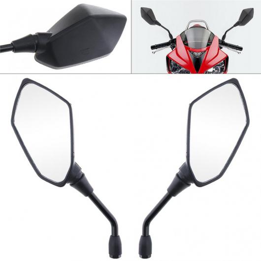 2ピース 10mm メッキ ユニバーサル オートバイ バックミラー ミラー サイド ミラー 適用: カワサキ AL-RR-7635 AL Motorcycle parts