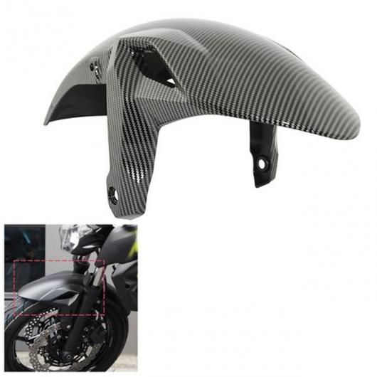 1 ピース オートバイ フロント ホイール フェンダー マッドガード マッド フラップ ABS 適用:カワサキ ニンジャ Z650 2017 - 2020 カーボンファイバー パターン AL-SS-2673 AL Car light