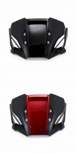 オートバイ フロント スクリーン シールド ウインドスクリーン ウィンド デフレクター 適用:ホンダ CB650R CB1000R CB 650R 1000R ブラック・ブラックレッド AL-SS-2613 AL Motorcycle parts
