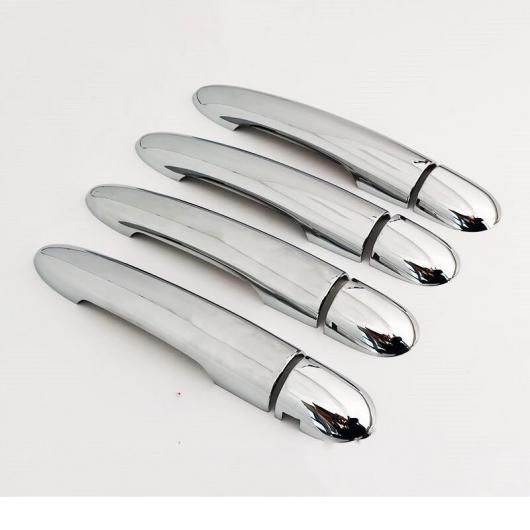 適用: ルノー/RENAULT セニック 2 2003 2004 2005 2006 2007 2008 2009 カーボンファイバー クローム ドア ハンドル カバー トリム スタイリング アクセサリー シルバー AL-RR-1532 Car parts