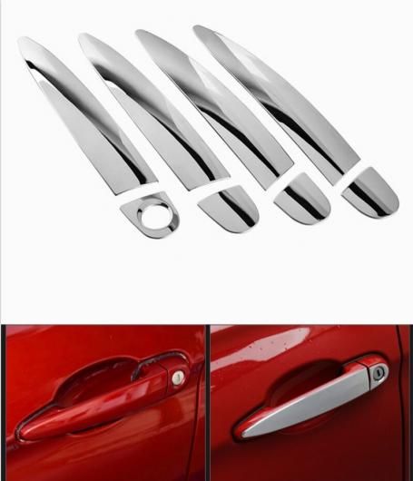 適用: BMW 4シリーズ 2014 2015 2016 ステンレス スチール ドア ハンドル カバー トリム ステッカー AL-RR-0099 Exterior parts for cars