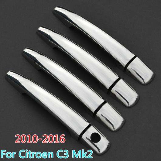 適用: シトロエン/CITROEN C3 MK2 C3 ピカソ エアクロス 2010-2016 クローム ドア ハンドル カバー トリム セット 2011 2012 2013 2014 2015 VT VTR + AL-RR-0413 Exterior parts for cars｜オートパーツエージェンシー2号店