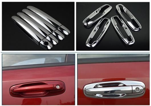 適用: シボレー/CHEVROLET ラセッティ/オプトラ/エステート/ヌビラ 2004 2005 2006 2007 2008 2009 クローム ドア ハンドル カバー + カップ ボウル トリム AL-RR-0501 Exterior parts for cars