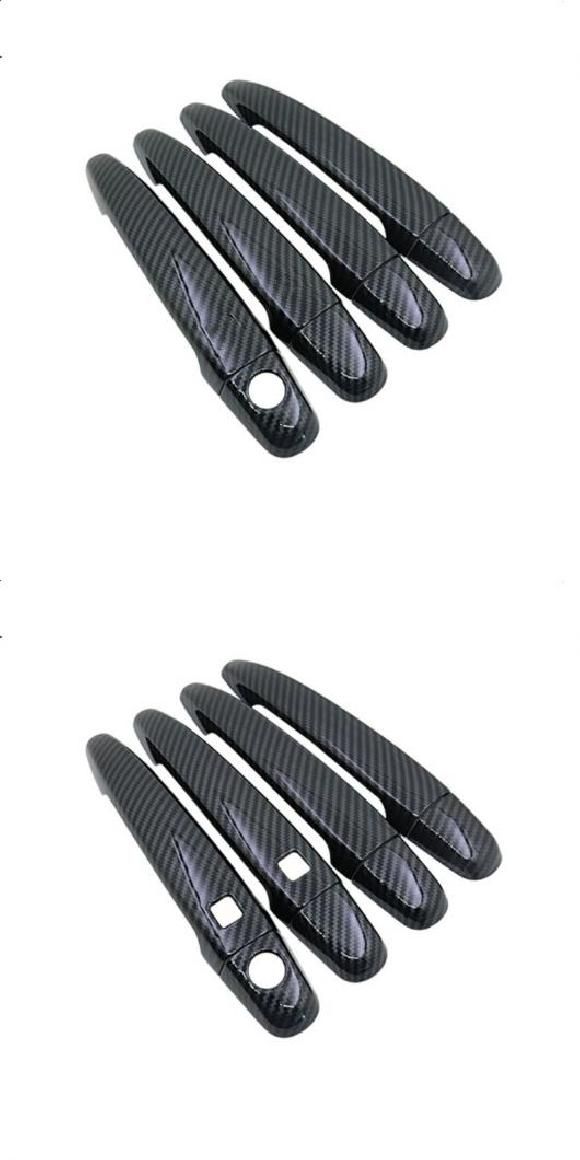 適用: トヨタ アルファード ヴェルファイア 2008-2015 カーボンファイバー クローム ドア ハンドル カバー スタイリング アクセサリー カーボン ボタンなし・カーボン 2ボタン AL-RR-0781 Car parts|オートパーツエージェンシー2号店