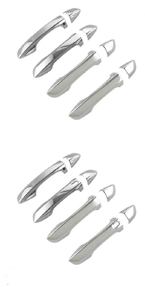 適用: フォルクスワーゲン/VOLKSWAGEN VW パサート B8 2017-2021 クローム ドア ハンドル カバー トリム ステッカー オーバーレイ アクセサリー ボタンなし・2ボタン AL-RR-1188 Exterior parts for cars