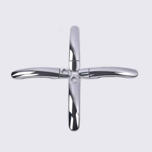適用: フォルクスワーゲン/VOLKSWAGEN VW ルポ 1999 2000 2001 2002 2003 2004 2005 2006 ABS クローム ドア ハンドル カバー トリム 2 キーホール AL-RR-1195 Exterior parts for cars