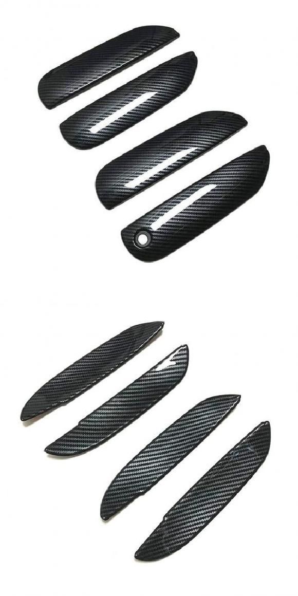 適用: ホンダ フィット ジャズ MK3 2008-2013 カーボンファイバー クローム ドア ハンドル カップ ボウル カバー スタイリング カーボン ハンドル・カーボン ボウル AL-RR-1299 Car parts
