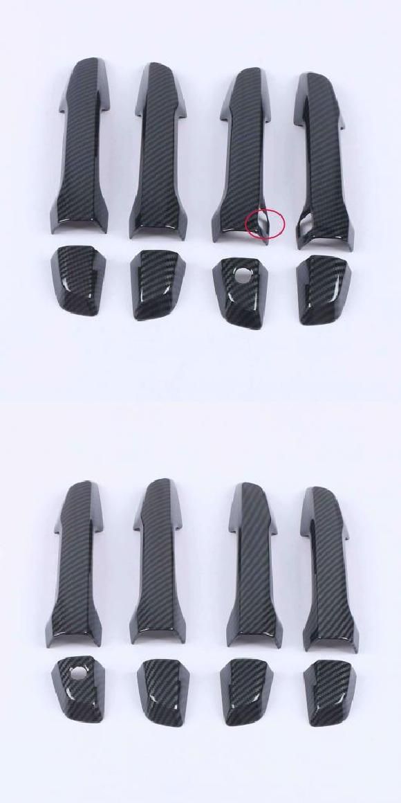 適用: ホンダ CR-V CRV 2017 2018 2019 2020 2021 カーボンファイバー クローム ドア ハンドル カバー トリム オーバーレイ カーボン 2センサー・カーボン センサーなし AL-RR-1315 Exterior parts for cars