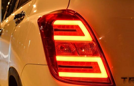 テール ランプ 適用: シボレー/CHEVROLET トラック ライト 2014-16 LED リア DRL + ブレーキ パーク シグナル ストップ レッド AL-HH-0108 Car parts