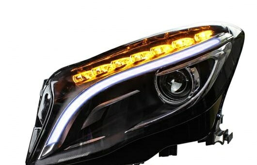 ヘッドライト 適用: メルセデスベンツ/MERCEDES BENZ ベンツ GLA 2015-2016 LED ヘッドランプ デイタイムランニングライト DRL 4300K～8000K 35W・55W AL-HH-0170 Car parts