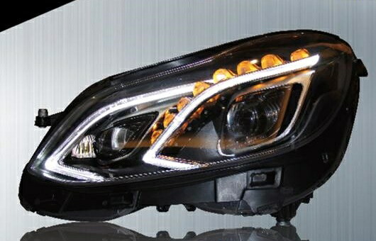 適用: メルセデスベンツ/MERCEDES BENZ Eクラス ヘッドライト 2014-2015 LED ヘッドランプ DRL プロジェクター H7 HID バイキセノン 4300K~8000K 35W・55W AL-HH-0240 Car parts|オートパーツエージェンシー2号店